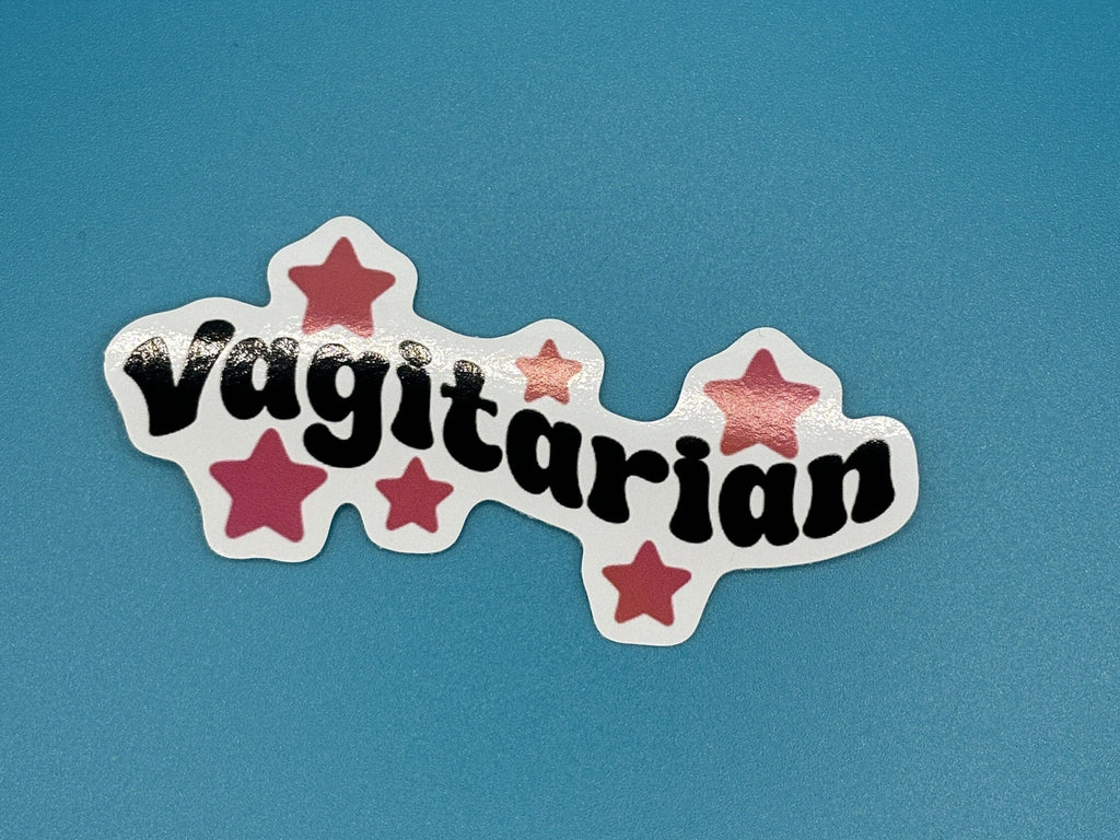 vagitarian sticker