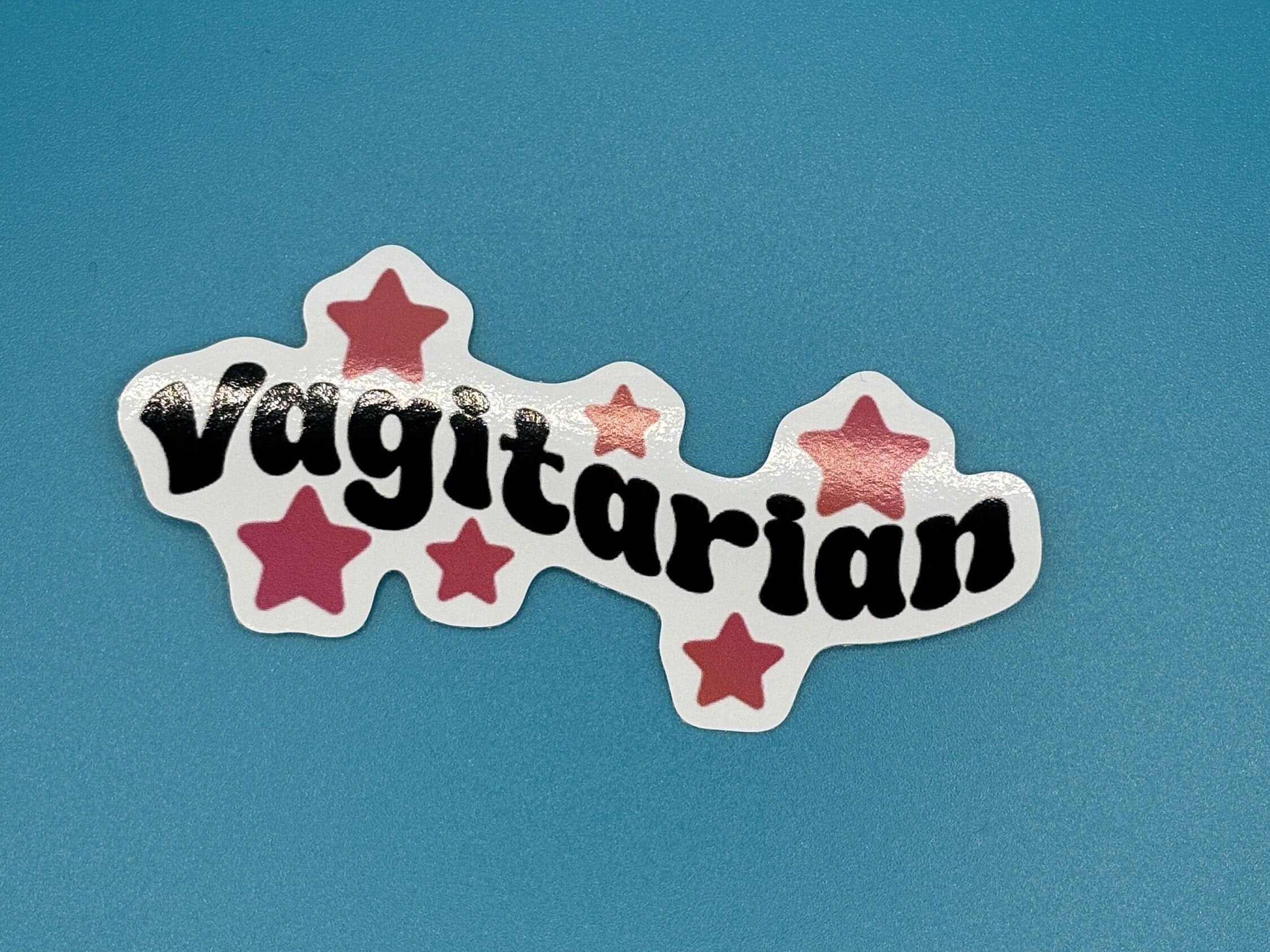 vagitarian sticker