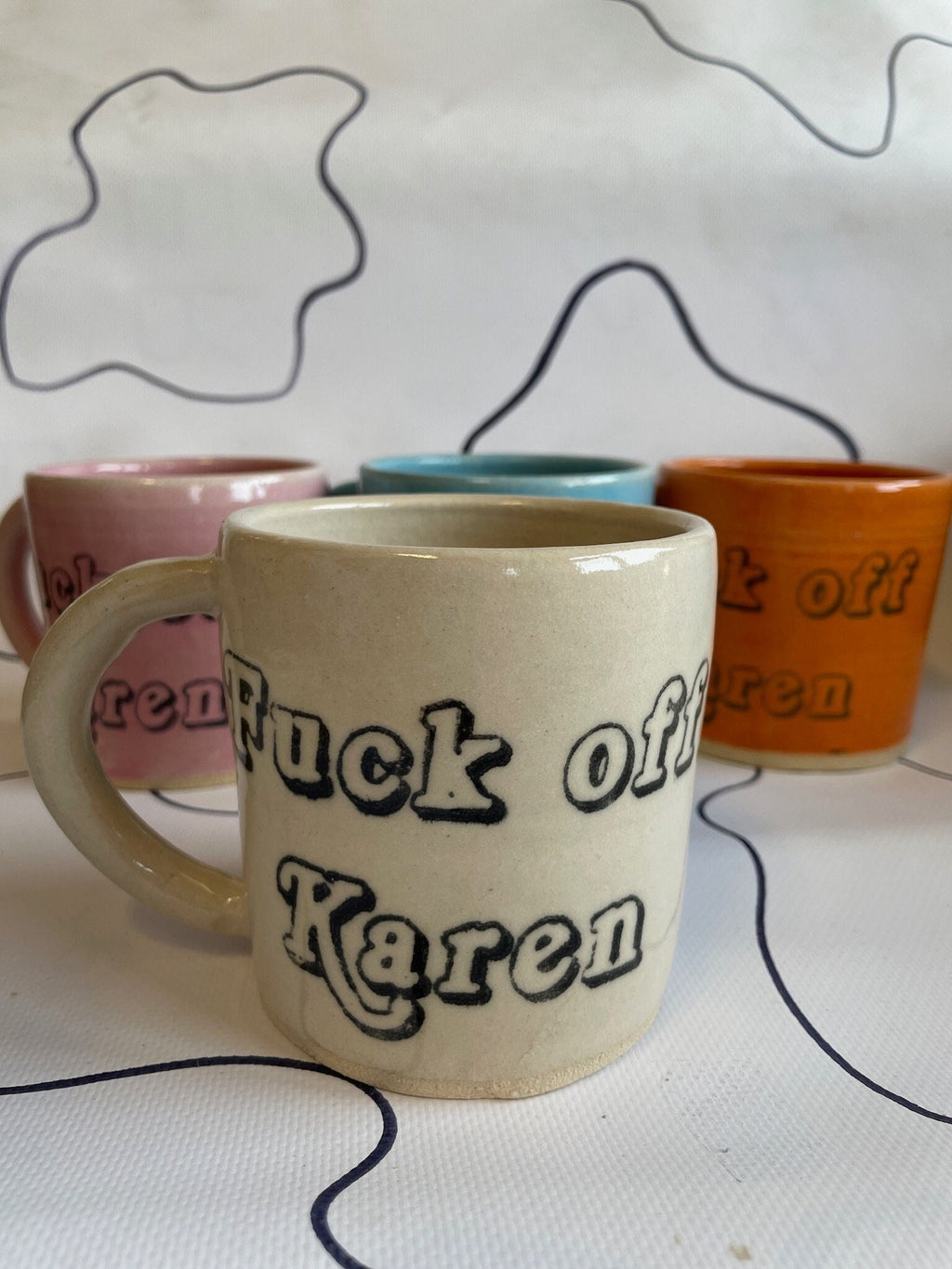 Fuck off Karen mug
