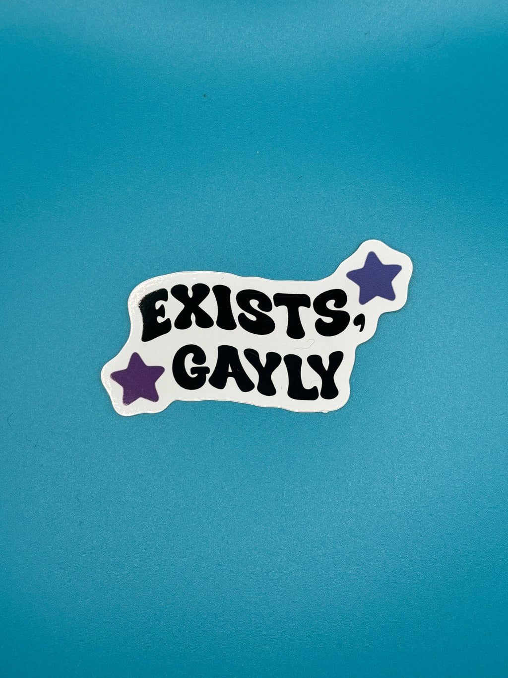 Exists, Gayly sticker