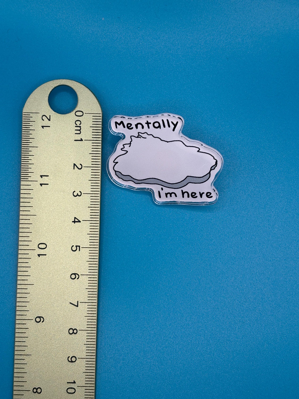 Mentally i’m here pin