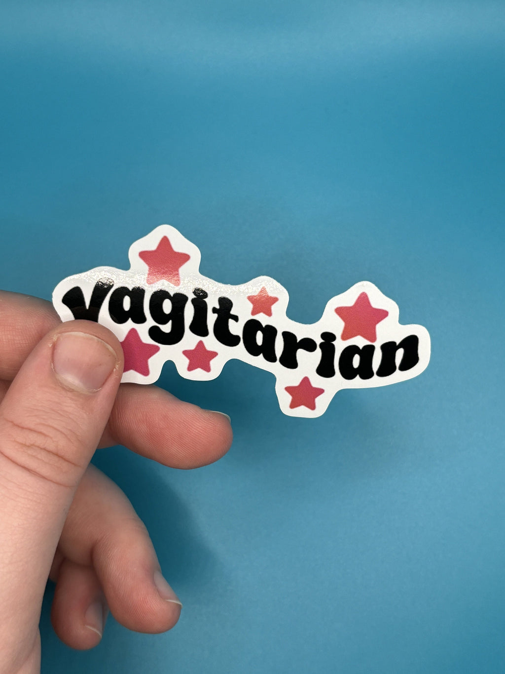 vagitarian sticker