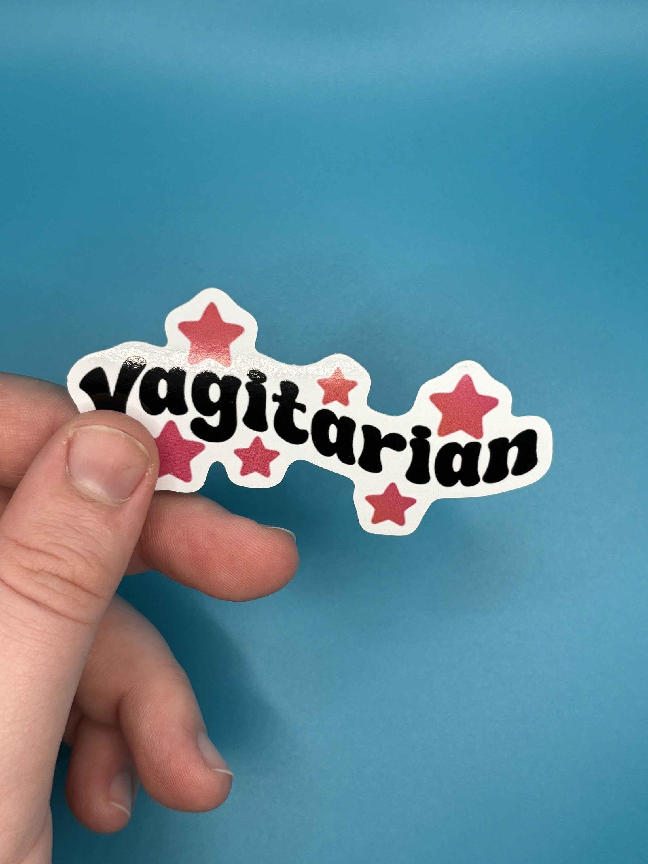 vagitarian sticker