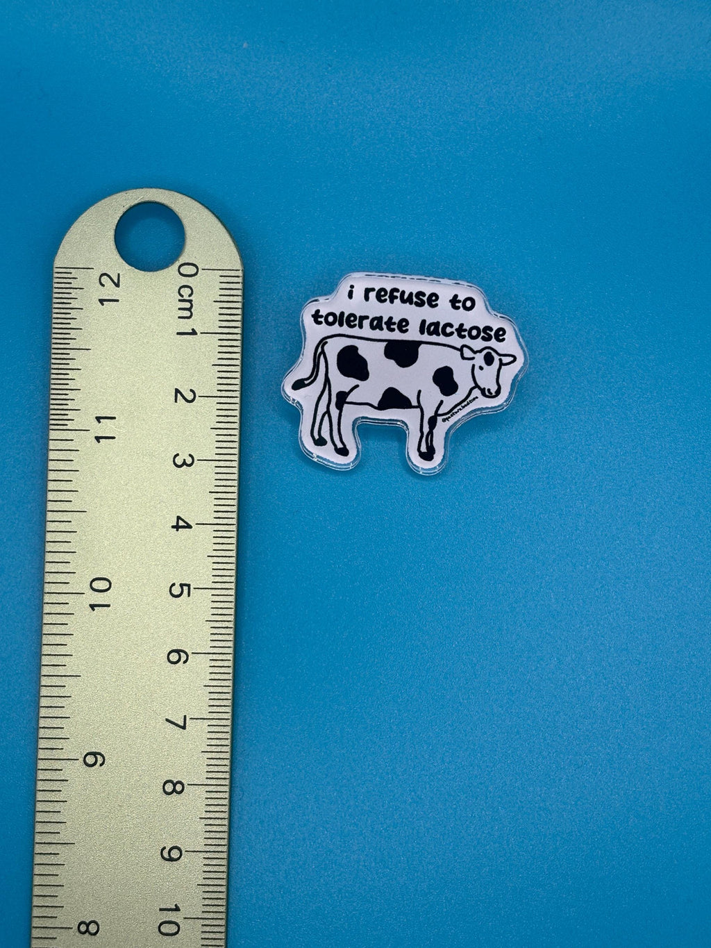 I refuse to tolerate lactose pin