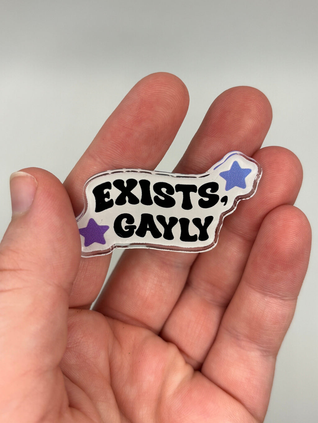 Exists, gayly pin