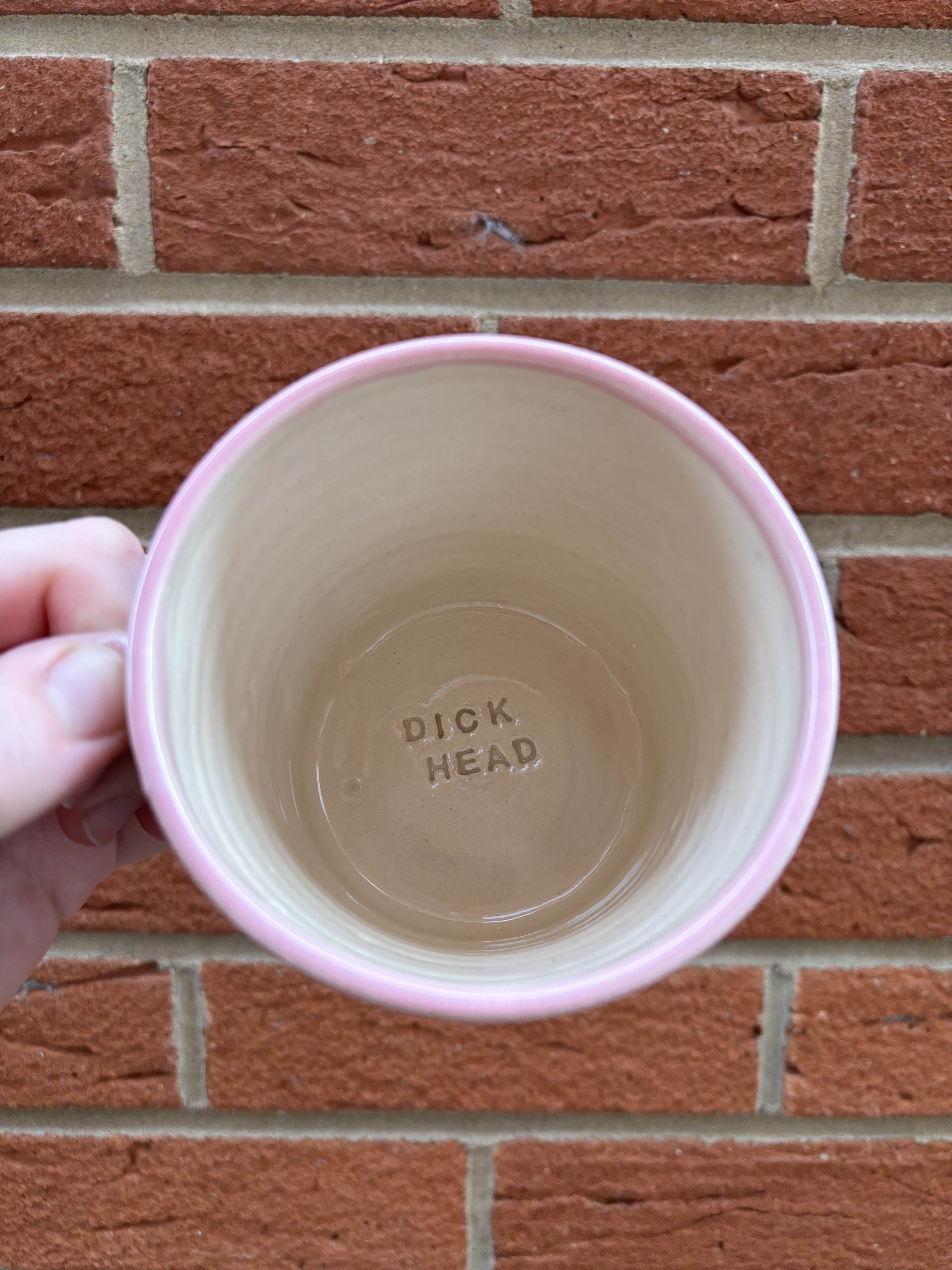 Dick Head Handmade Mug