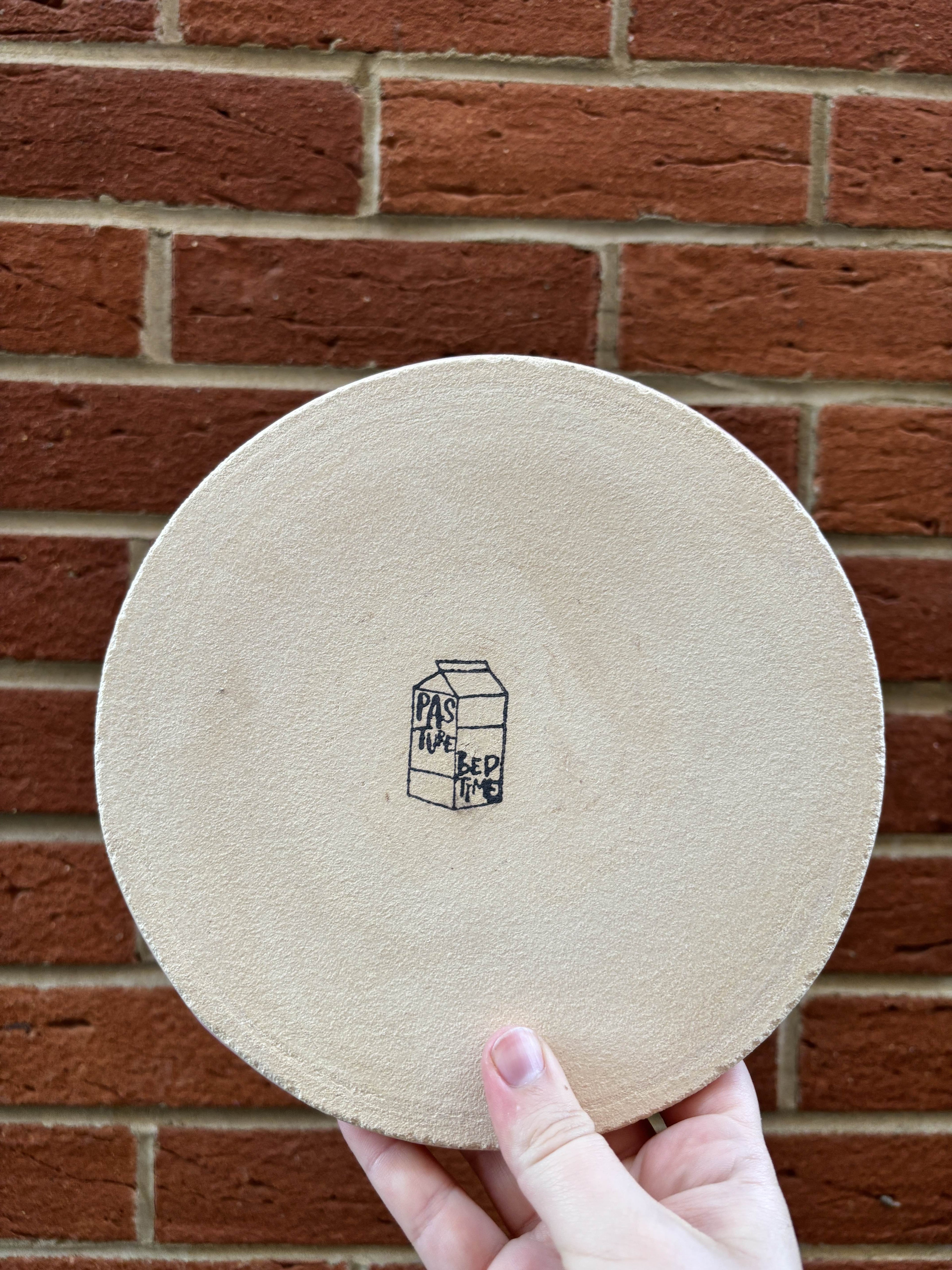 Good Luck and Dont Fuck It Up plate