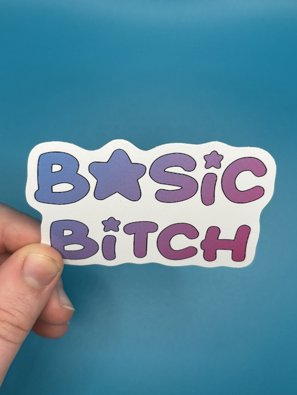 basic bitch sticker