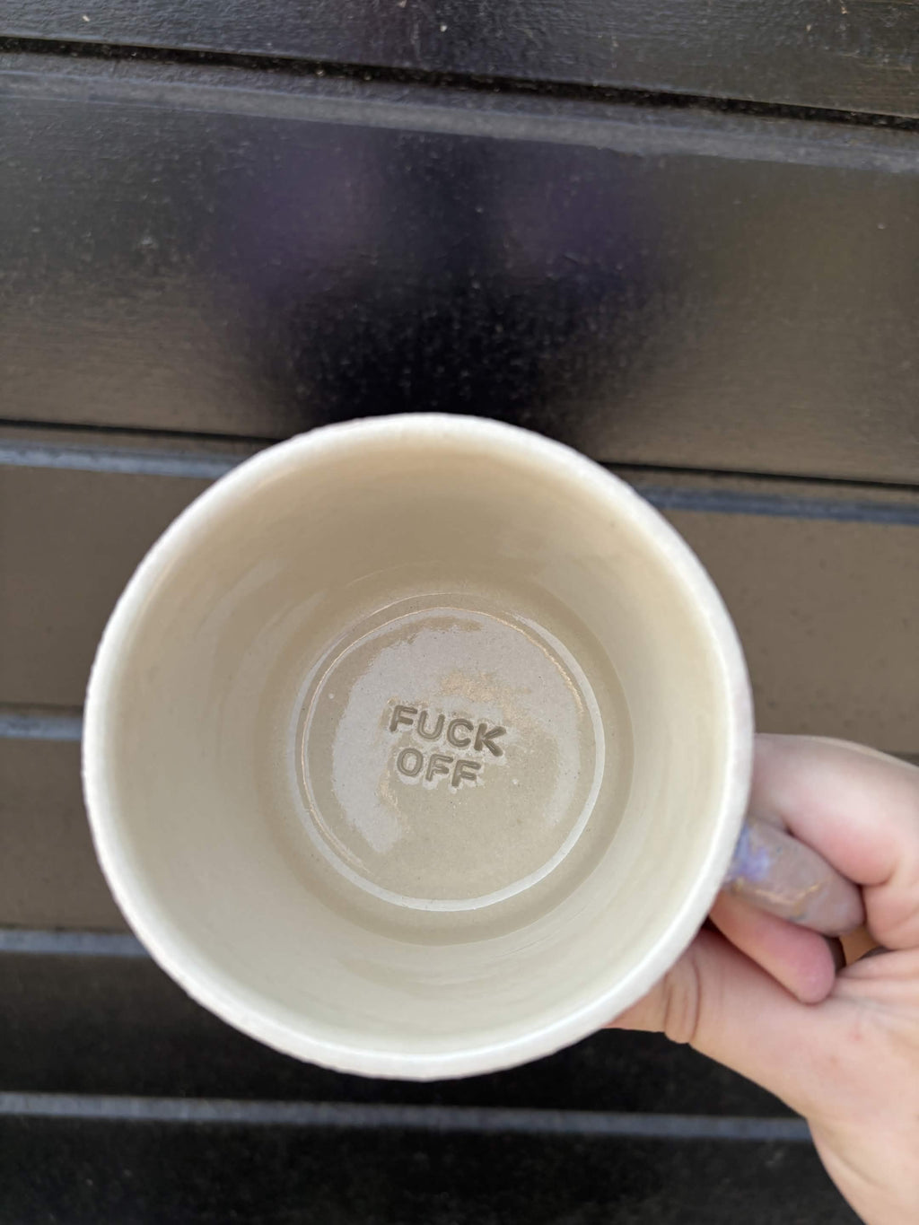 Fuck Off Handmade Mug