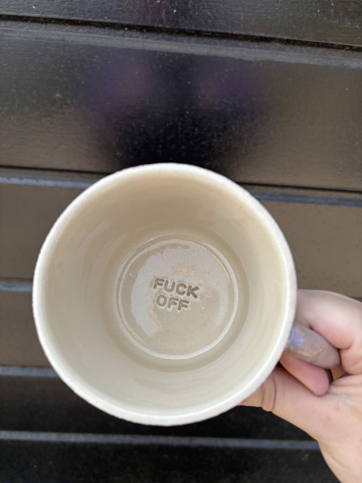 Fuck Off Handmade Mug