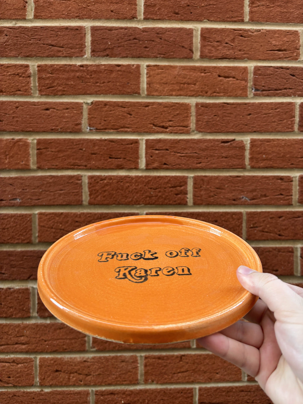 Fuck off karen plate