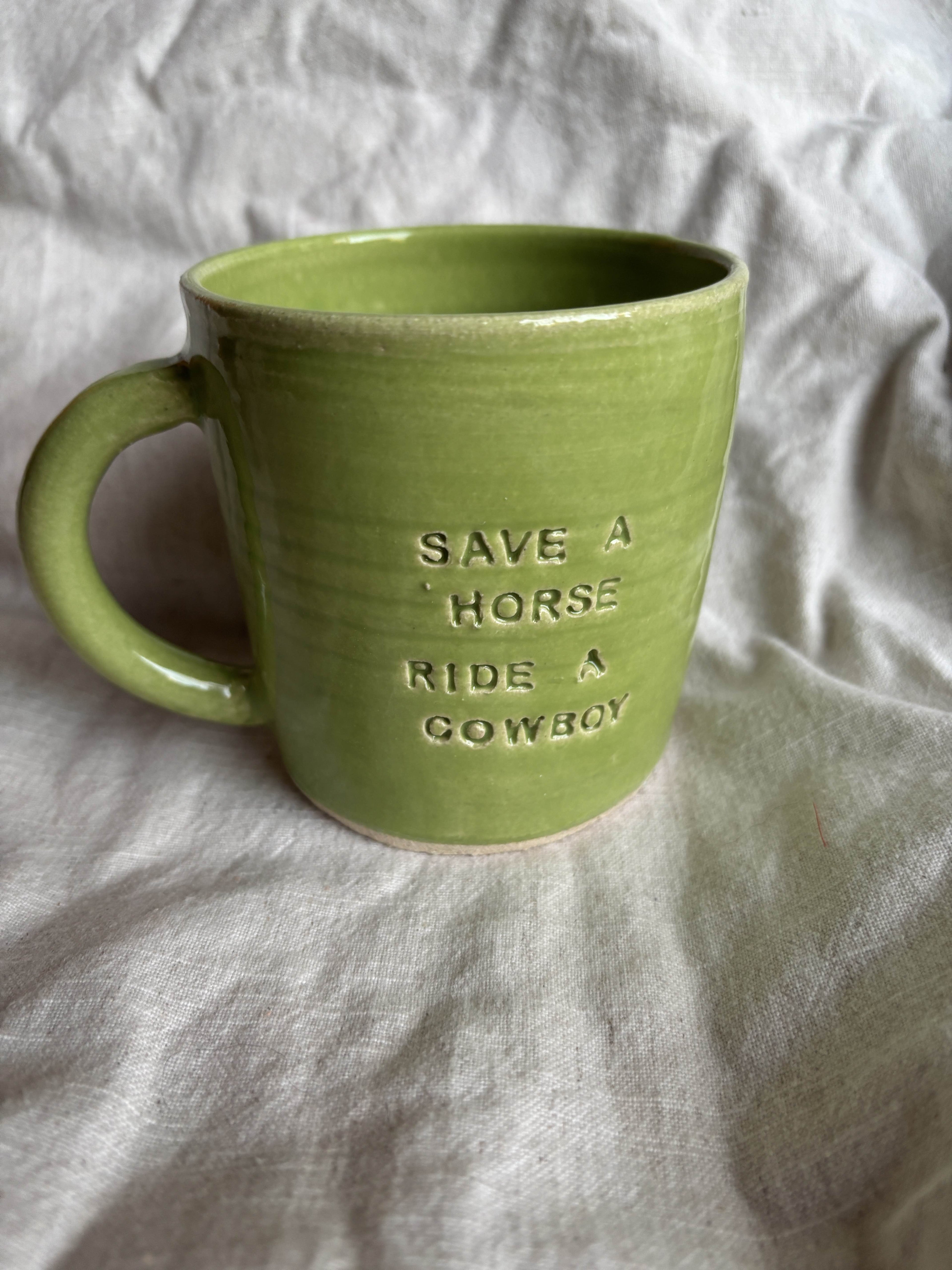 Save a horse, ride a cowboy mug (SFW Edition)