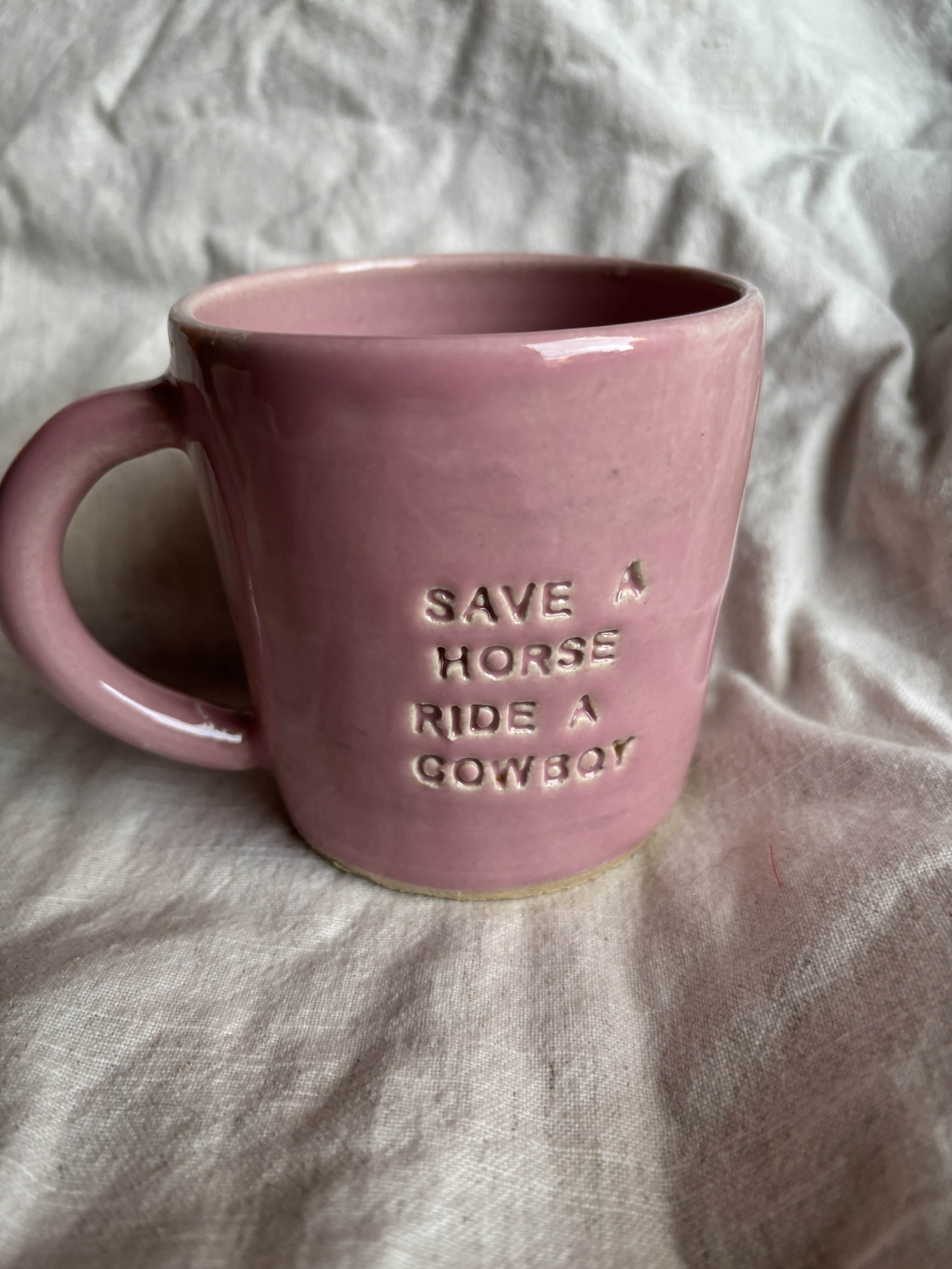 Save a horse, ride a cowboy mug (SFW Edition)
