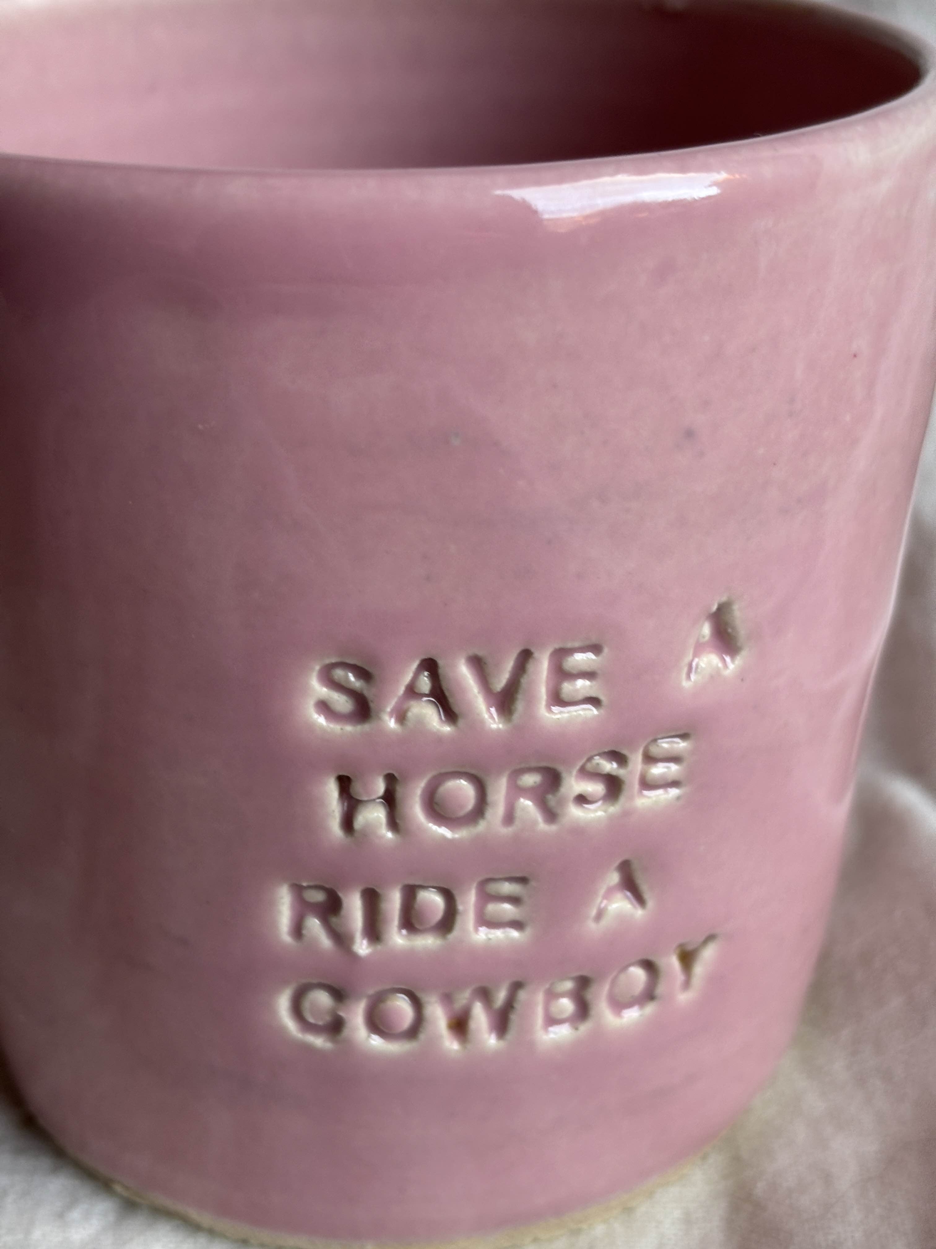 Save a horse, ride a cowboy mug (SFW Edition)